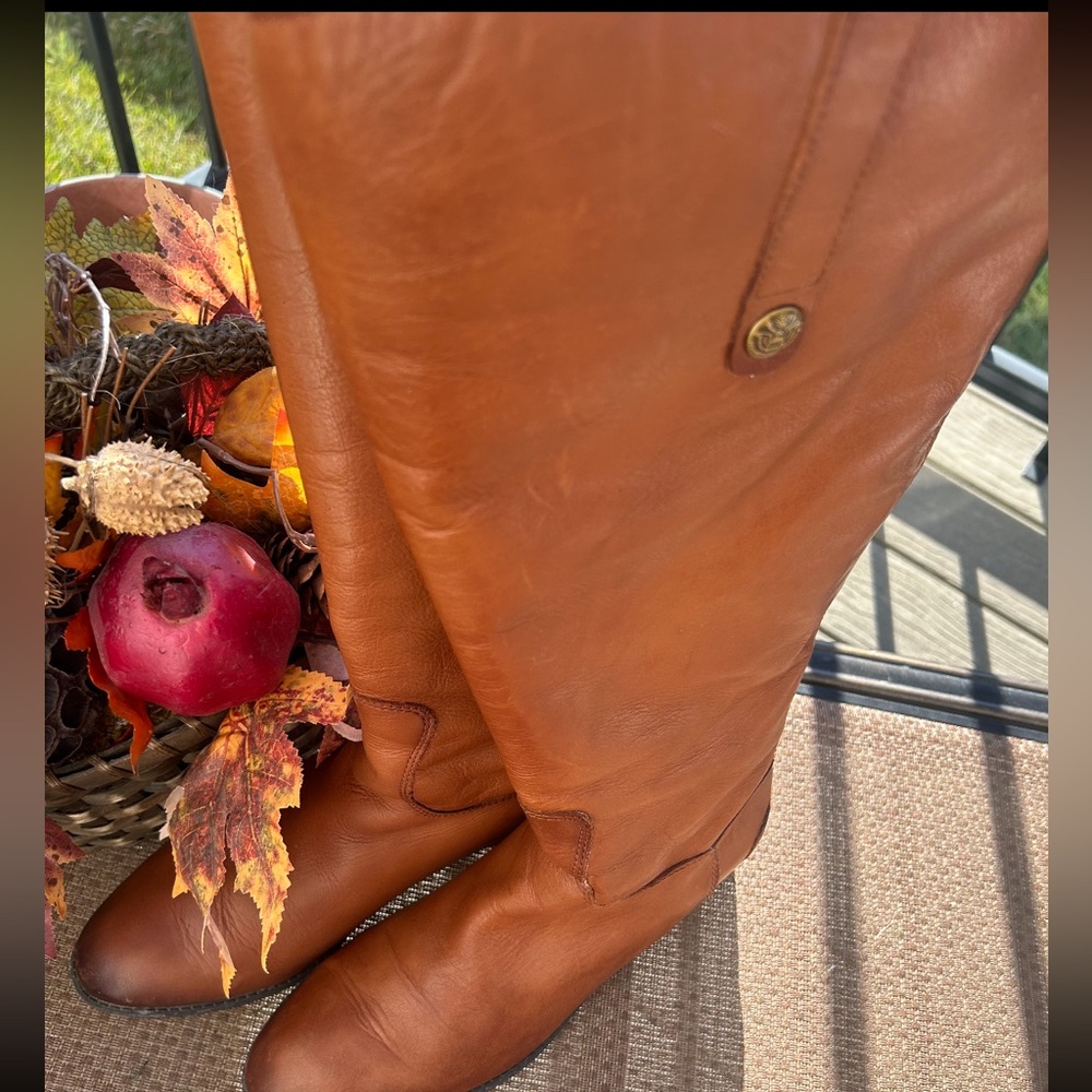 Wide calf Brown Sam Edelman boots size 8.5